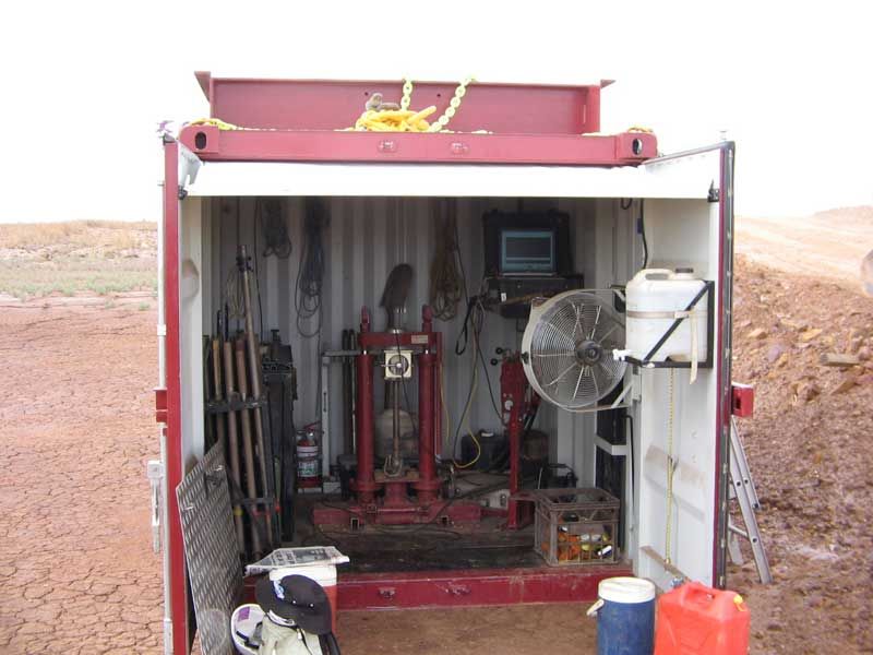 Container Rig - Probedrill Geotechnical Investigation
